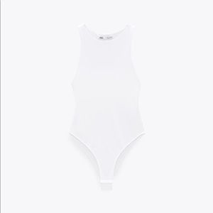 NWT Zara HALTERNECK BODYSUIT L